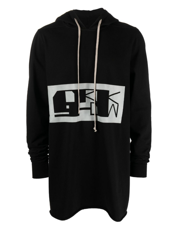 Rick Owens DRKSHDW logo-print hoodie