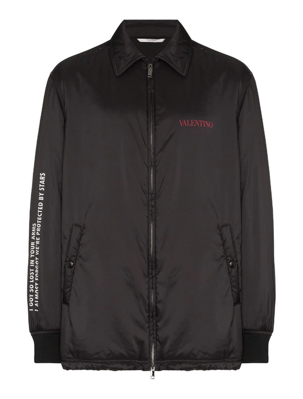 Valentino logo-print windbreaker jacket