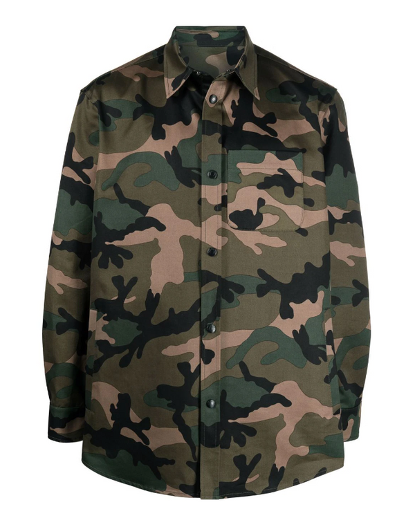 Valentino camouflage shirt jacket