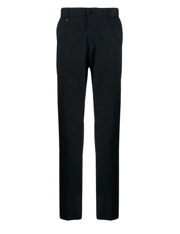 BOSS cotton-blend straight-leg trousers
