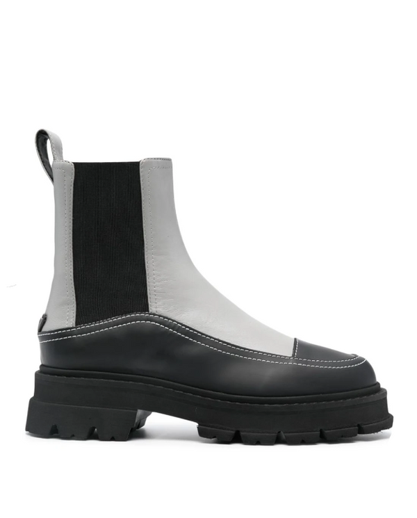 Emporio Armani 55mm panelled ankle boots