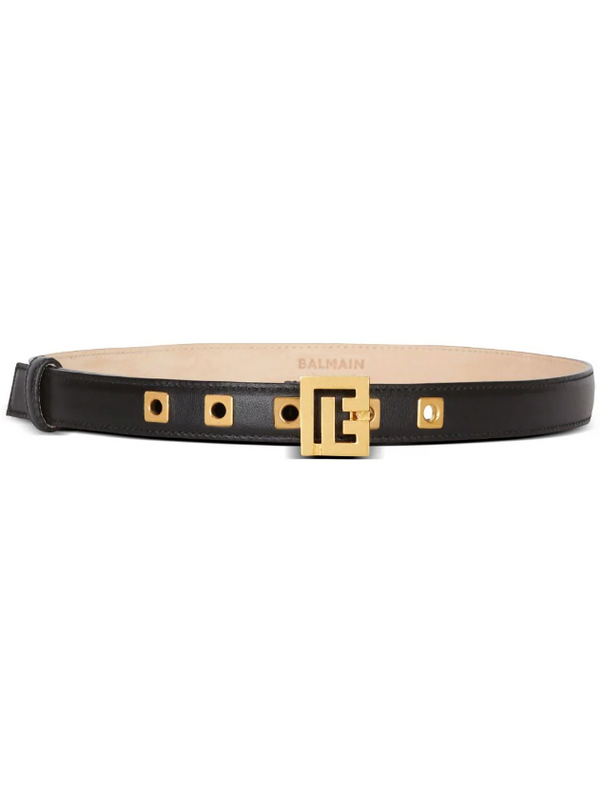 Balmain P-belt leather belt