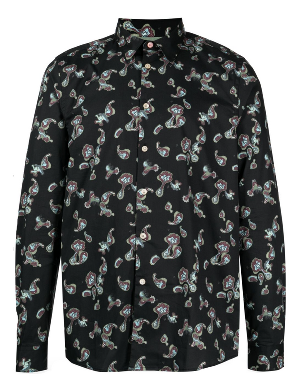 PS Paul Smith paisley-print organic cotton shirt