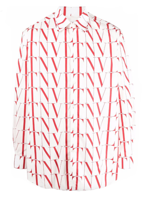 Valentino VLTN logo-print shirt