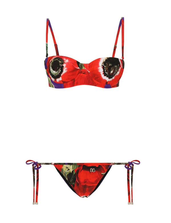 Dolce & Gabbana Anemone balconette bikini set