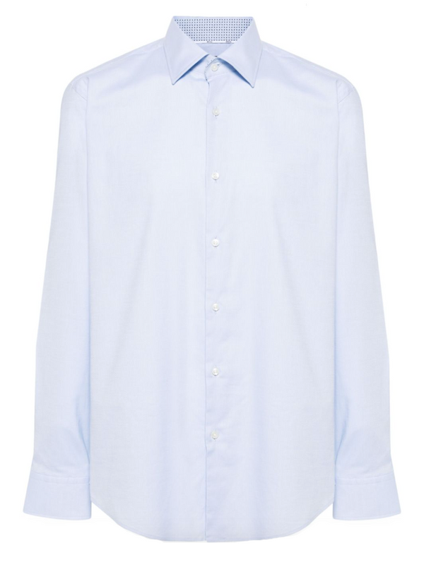 BOSS regular-fit shirt in easy-iron oxford stretch cotton