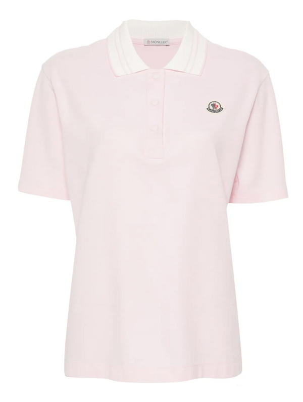 Moncler logo-appliqué polo shirt