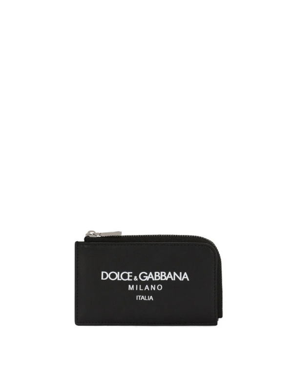 Dolce & Gabbana logo-print zip-around wallet