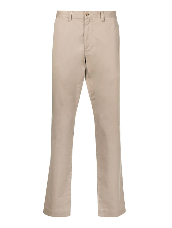 Polo Ralph Lauren logo-patch straight-leg trousers