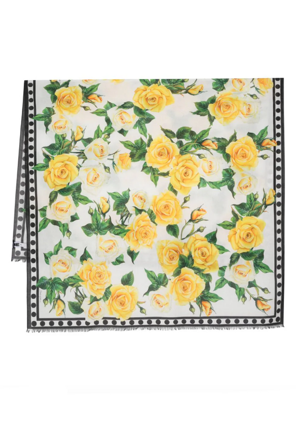 Dolce & Gabbana floral-print cotton sarong