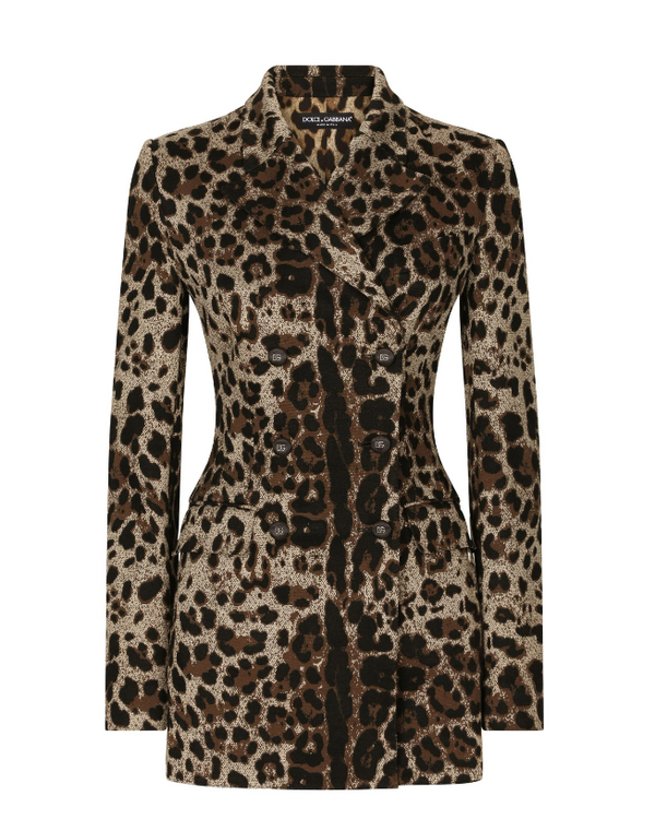 Dolce & Gabbana leopard-print blazer