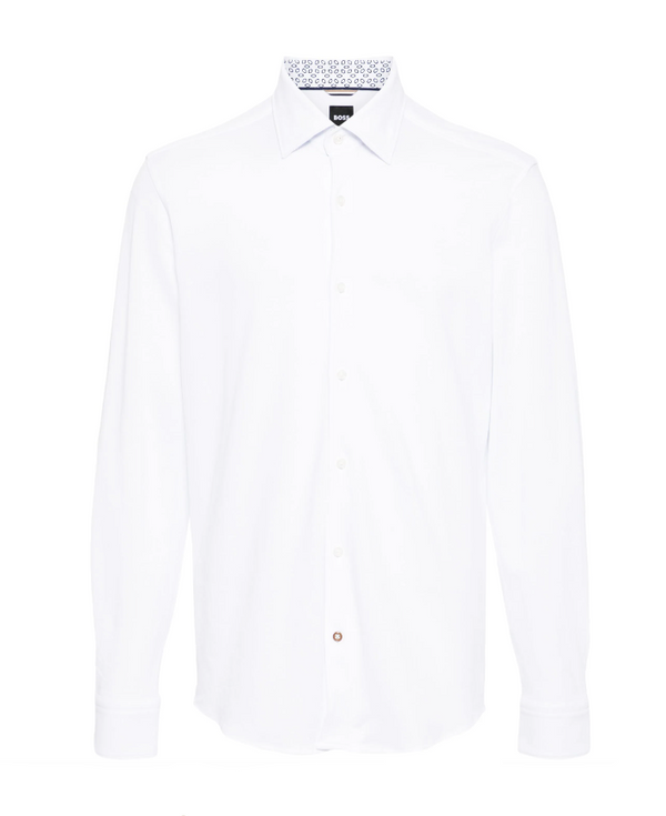 BOSS plain cotton shirt