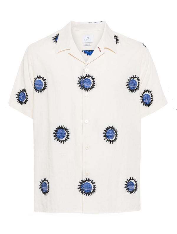 PS Paul Smith short-sleeve organic-cotton shirt