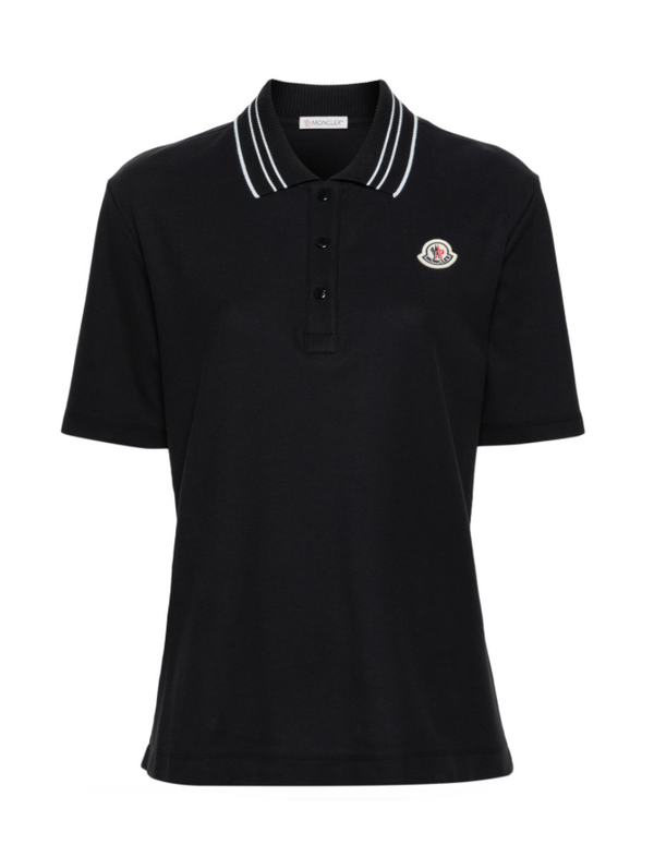 Moncler logo-appliqué polo shirt