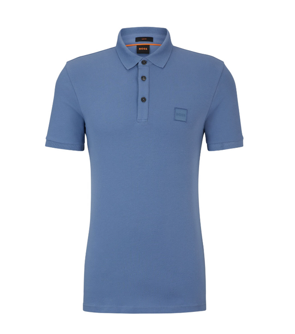 BOSS embroidered-logo cotton polo shirt