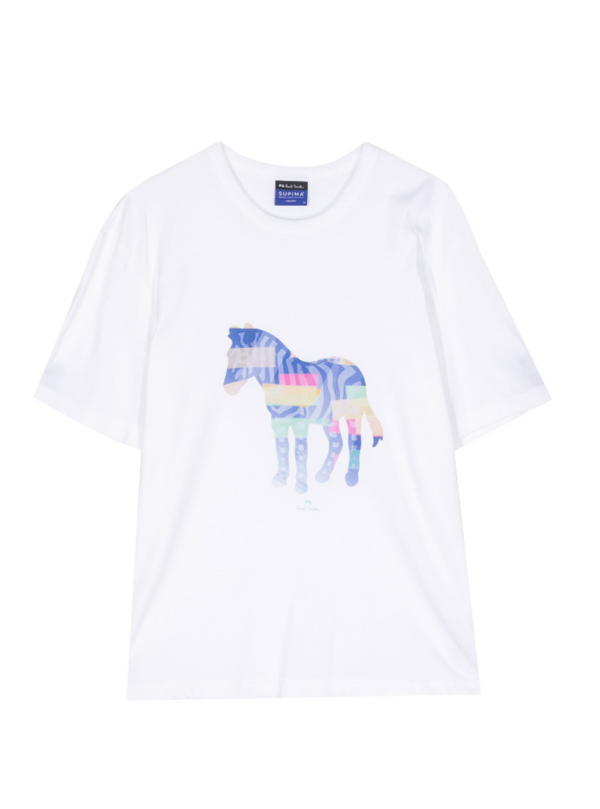 Paul Smith 'Zebra' cotton T-shirt