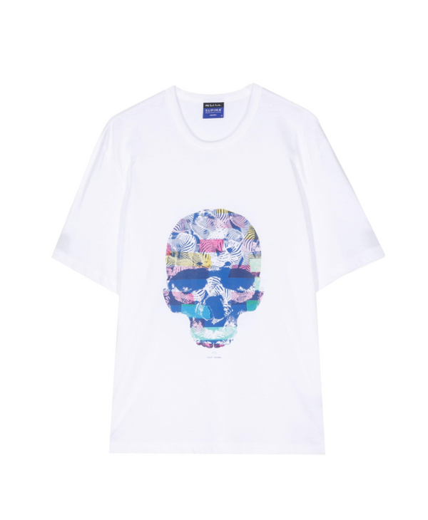 Paul Smith 'Sticker Skull' cotton T-shirt