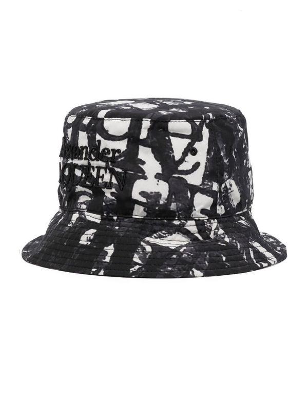 Alexander McQueen abstract-print bucket hat