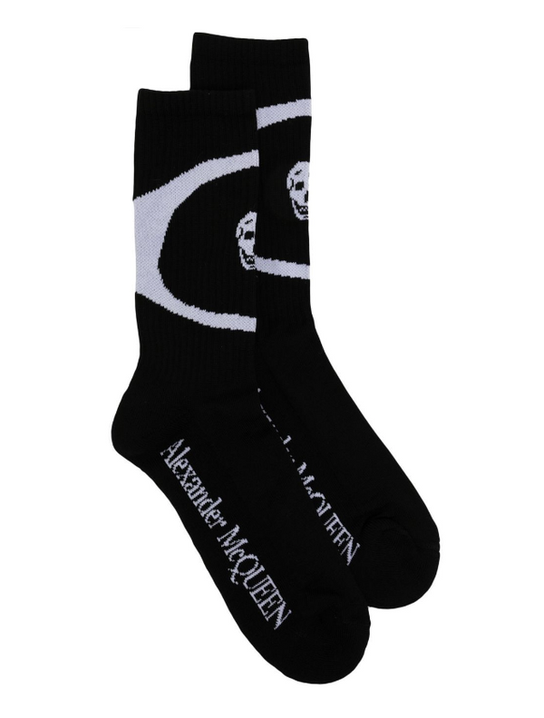 Alexander McQueen intarsia-knit ankle socks