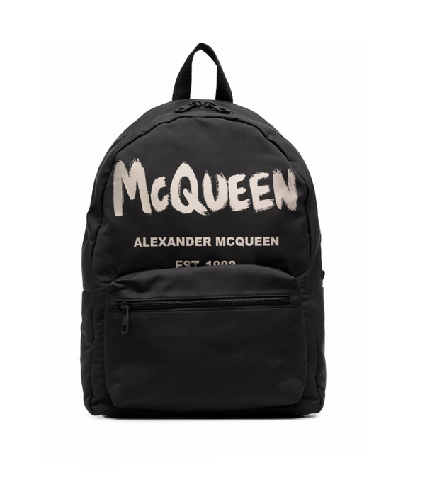 Alexander McQueen Graffiti Metropolitan printed backpack