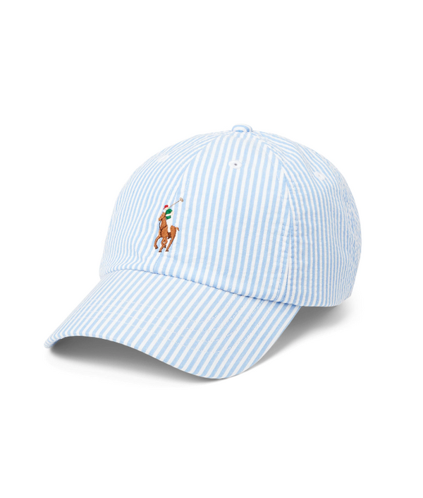 Polo Ralph Lauren striped seersucker cap
