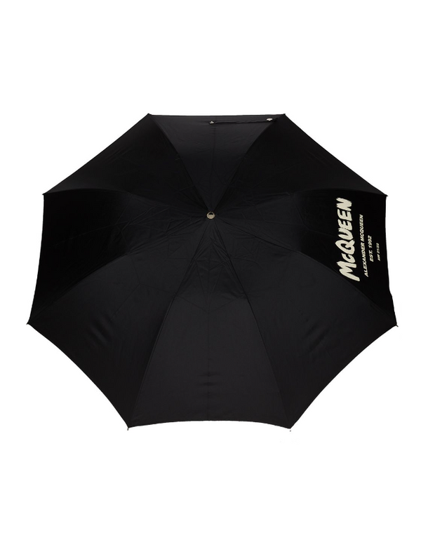 Alexander McQueen Graffiti logo-print umbrella