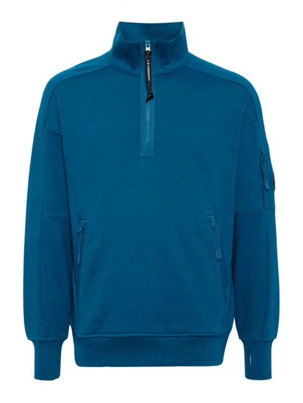 C.P. Company Diagonal Raised Fleece Zipped Sweatshirt