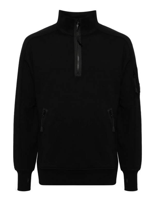 C.P. Company Diagonal Raised Fleece Zipped Sweatshirt