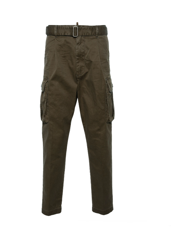 Dsquared2 tapered-leg cotton cargo trousers