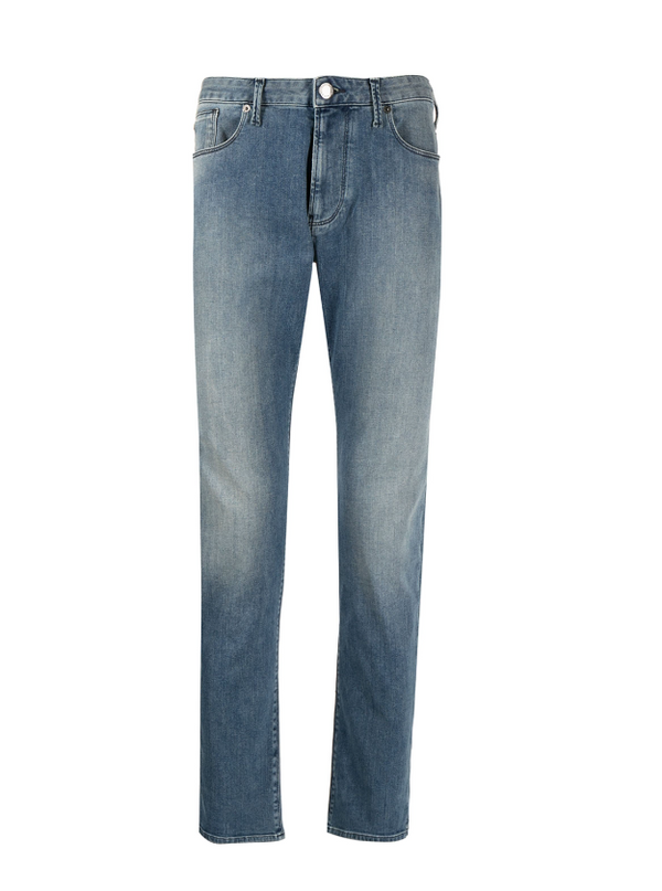 Emporio Armani J06 high-rise fitted jeans