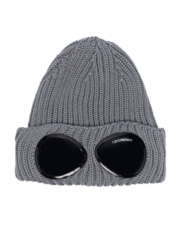 C.P. Company goggle-detail knit beanie