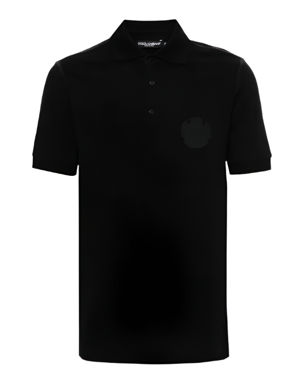 Dolce & Gabbana polo-shirt with heraldic DG logo embroidery