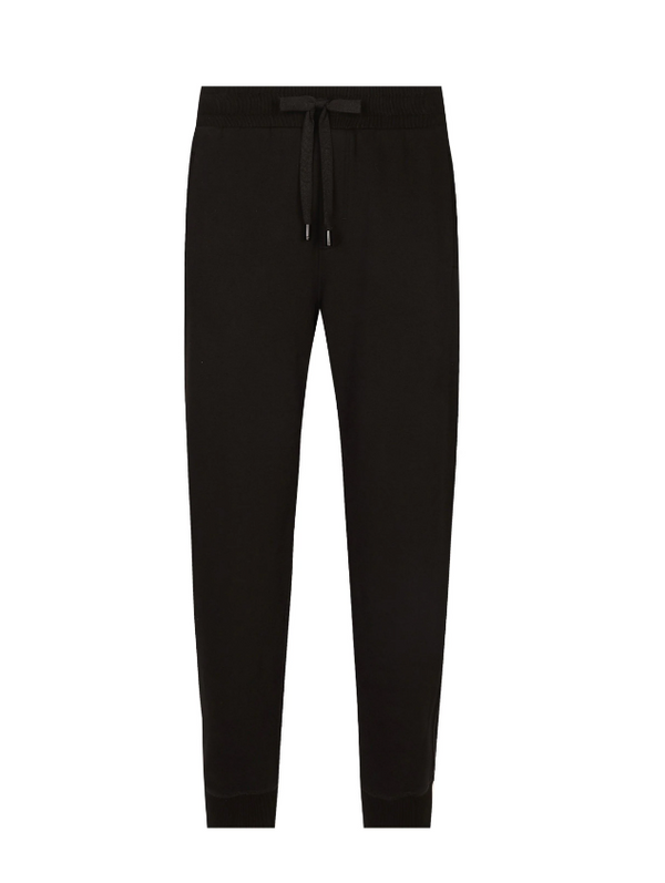 Dolce & Gabbana logo-patch drawstring-waist track pants