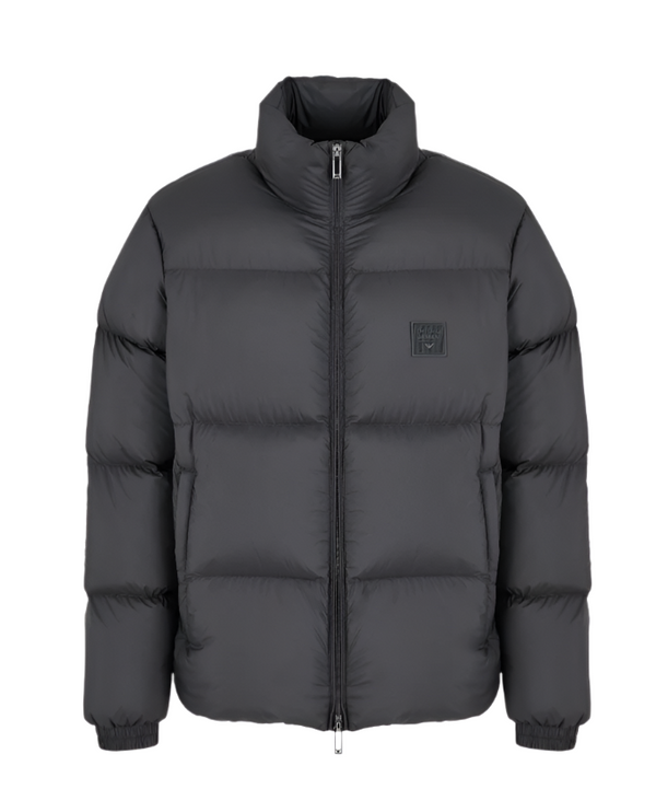 Emporio Armani logo-patch padded jacket