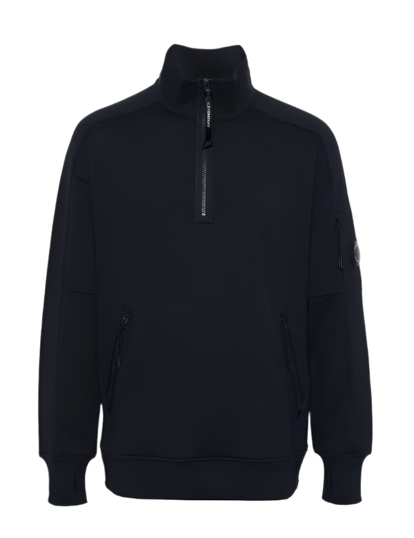 C.P. Company Diagonal Fleece Half Zipped Sweatshirt