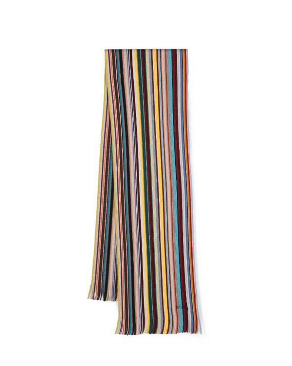 Paul Smith Spectrum Stripe merino-wool scarf