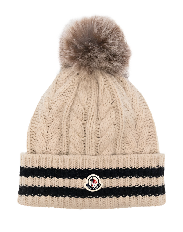 Moncler Grenoble beanie with logo