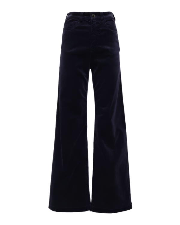 Emporio Armani high-rise corduroy palazzo pants