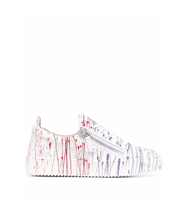 Giuseppe Zanotti Frankie paint-splatter sneakers