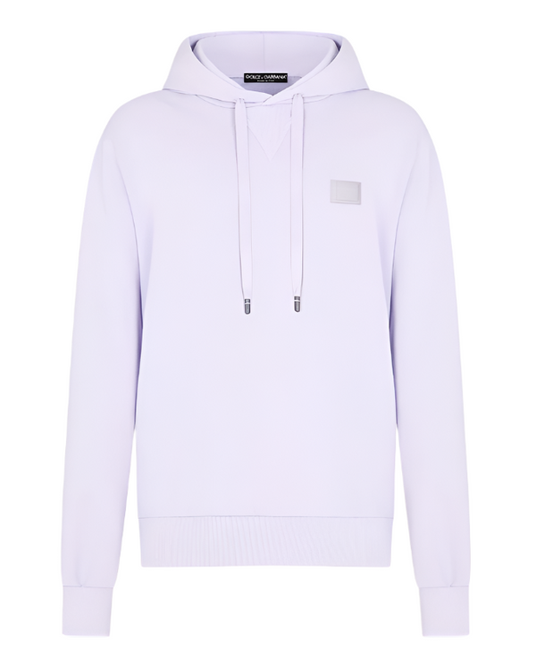 Dolce & Gabbana cotton hoodie in purple