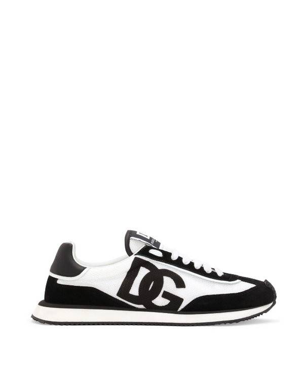 Dolce & Gabbana mixed-material DG cushion sneakers