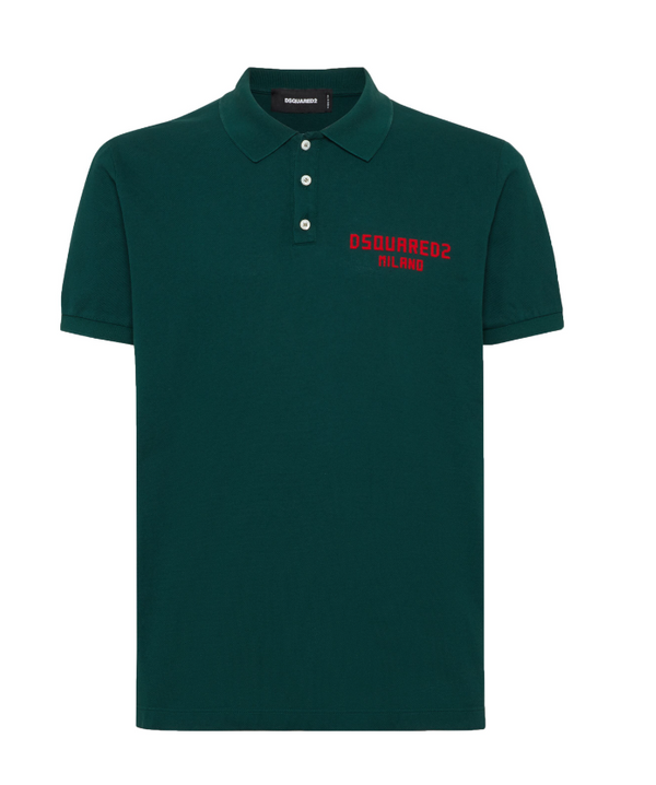 Dsquared2 logo-print polo shirt