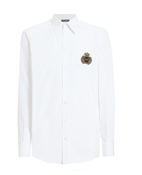 Dolce & Gabbana logo-patch shirt