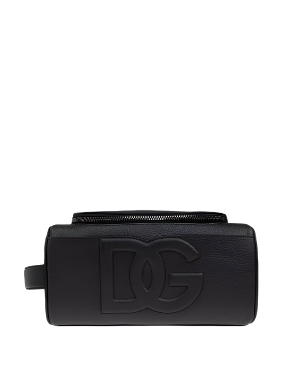 Dolce & Gabbana logo-patch wash bag