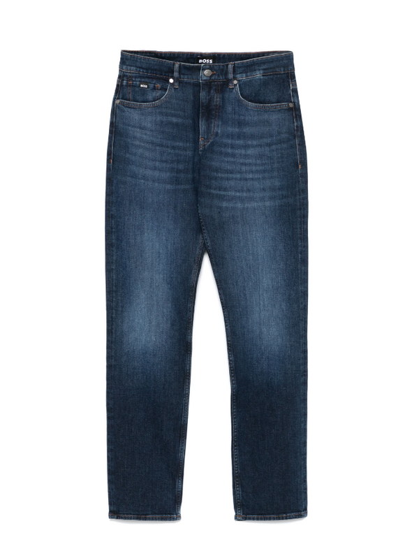 BOSS stretch slim- fit blue jeans