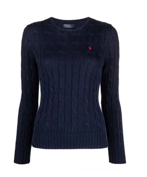 Polo Ralph Lauren Cable-Knit Cotton Crewneck Jumper