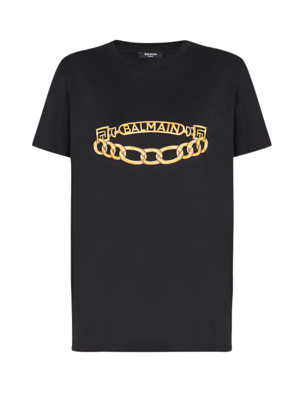 Balmain Balmain Chain-print T-shirt