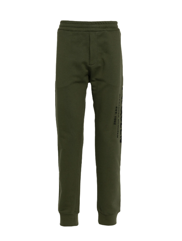 Alexander McQueen logo-print track pants