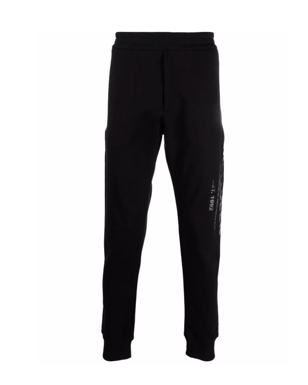 Alexander McQueen logo-print cotton track pants