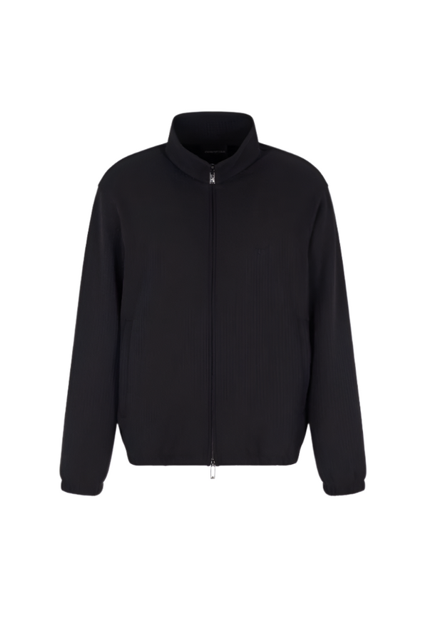 Emporio Armani men logo full-zip sweatshirt
